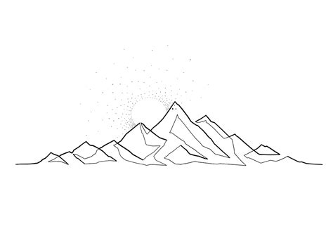 Minimalist mountain | Geometric mountain tattoo, Minimalist mountain, Mountain tattoo
