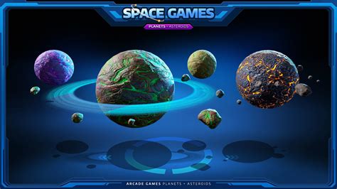 3d Model Rts Space Games Planets Vr Ar Low Poly Cgtrader