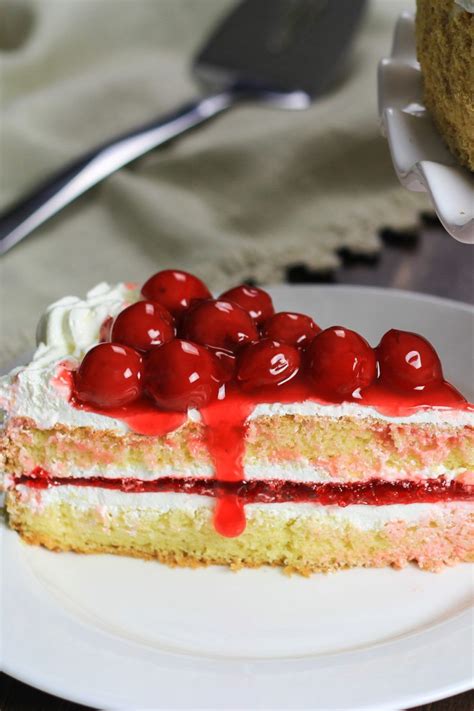 This strawberry jello cake recipe is the ultimate summer dessert! Homemade Cherry Jello Cake Recipe - Simply Home Cooked ...
