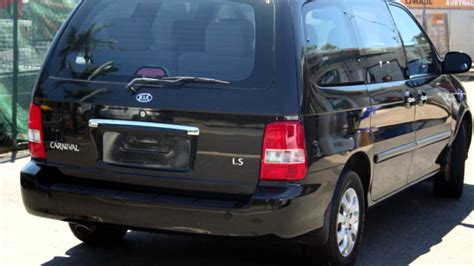 Купить kia carnival2004 года выпуска. 2004 Kia Carnival KV11 LS Black 4 Speed Automatic Wagon ...