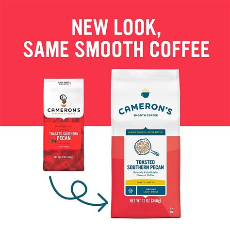 Cameron S Coffee Roasted Ground Coffee Bag Flavored Toasted Southern