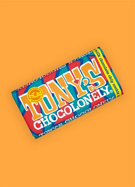 Tonys Chocolonely Milk Chocolate Chip Cookie Bar Scribbler