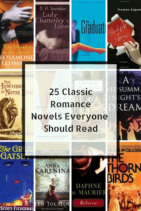 25 Top Classic Romance Novels Worth Reading Novels Worth Reading