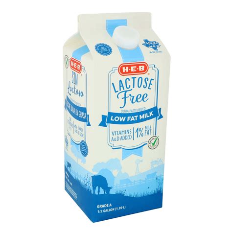 H E B Lactose Free Ultra Pasteurized Low Fat Milk Shop Milk At H E B