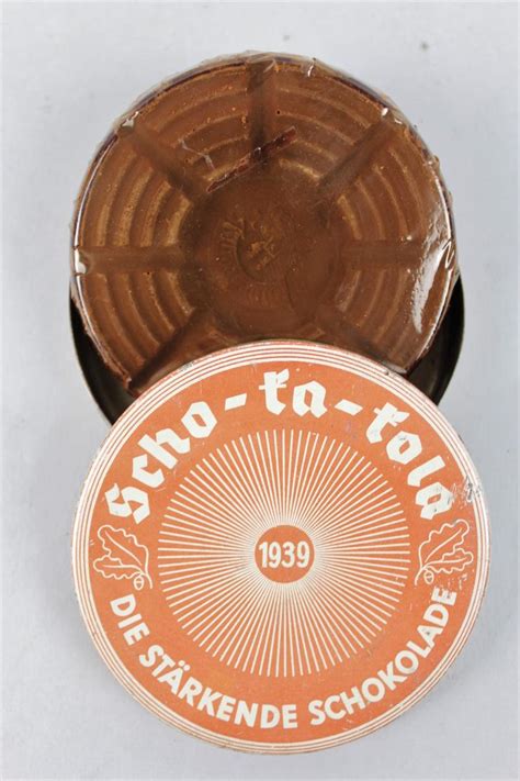 CS Militaria WW2 German Chocolate In Tin