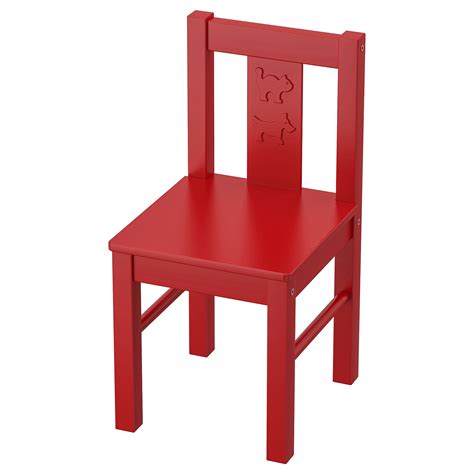 KRITTER Chaise enfant, rouge  IKEA