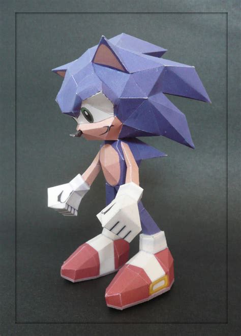 Sonic The Hedgehog Papercraft By Paperbuff On Deviantart