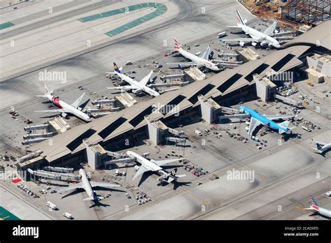 Tom Bradley International Terminal At Los Angeles Airport Lax Aerial