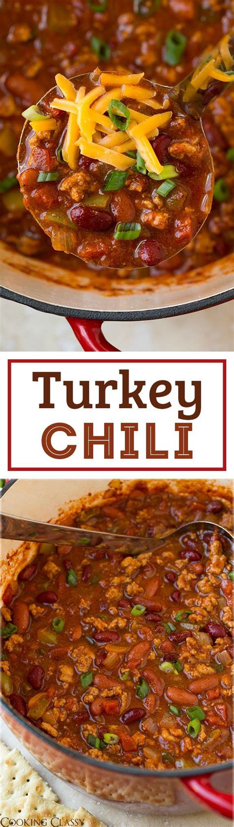Turkey Chili A Lighter Chili That Tastes Just As Good As The Beefy