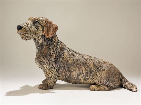 Dog Sculpture Dachshund 11 Nick Mackman Animal Sculpture