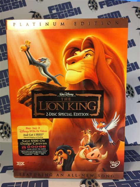Walt Disneys The Lion King 2 Disc Platinum Dvd Edition Filmfetish