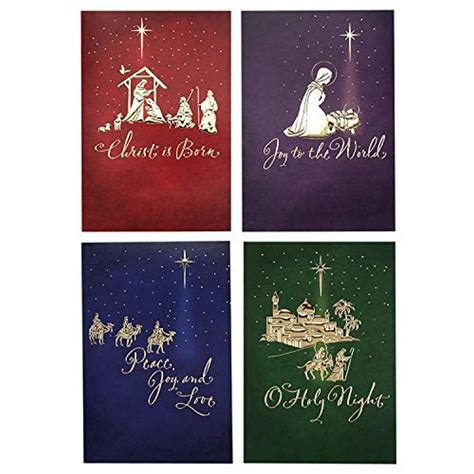 It's quick and easy to customize greetings and send warm and cozy holiday greetings from the comfort of your home. Image Arts Religious Boxed Christmas Cards Assortment (4 Boxes) | eBay