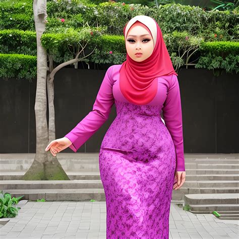 Indonesian Hijab Dress Thick Arthub Ai