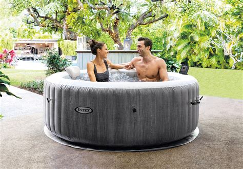 Intex 28433ep Purespa Bubble Massage Deluxe Inflatable Spa Set With