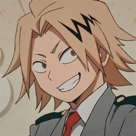 Denki Kaminari Icons Human Pikachu Anime My Hero Academia