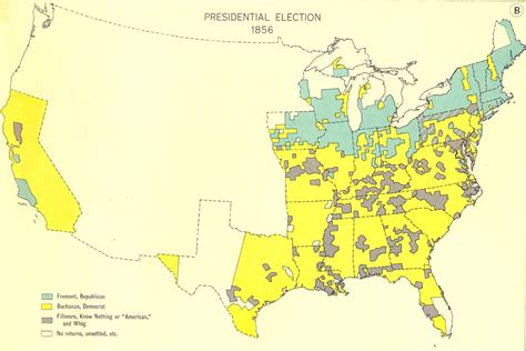Presidential Election 1856 This Map Shows The Electoral R Flickr