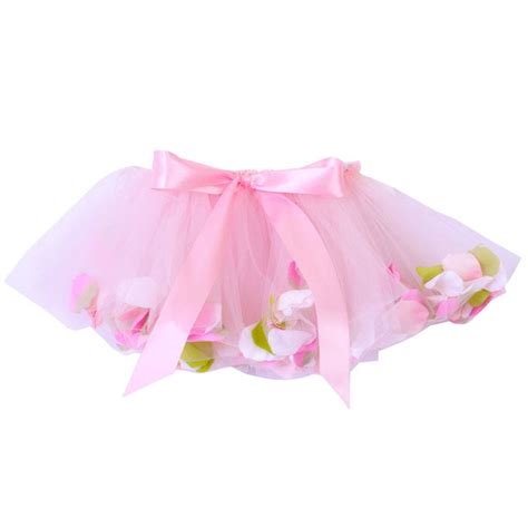 Girls Fairy Flower Tulle Tutu Skirt Unlined Fairy Finery