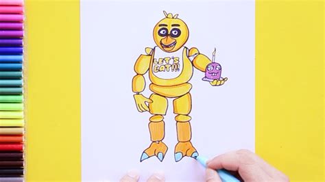 How To Draw Chica Fnaf Characters Youtube