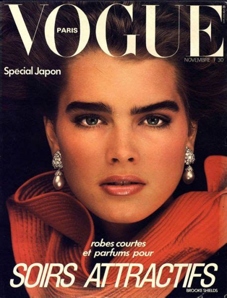 Brooke Shields Throughout The Years In Vogue Vogue Paris Brooke