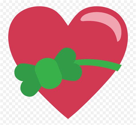 Heart With Ribbon Emoji Clipart Heartemoji Heart With Bow Free