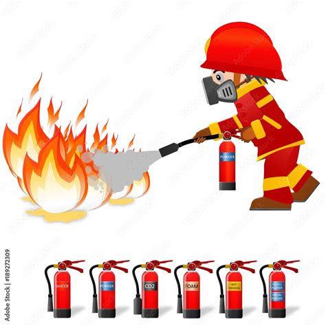 Extinguish Fire Clipart Background