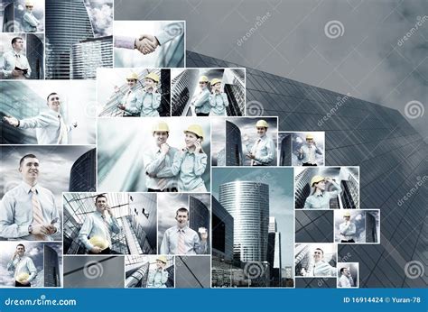 Business Collage With Various Items Stock Image