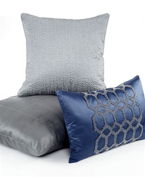 Pillows grand boutique hotel ter borch is open. Hotel Collection Quadre Blue 20" Square Decorative Pillow ...