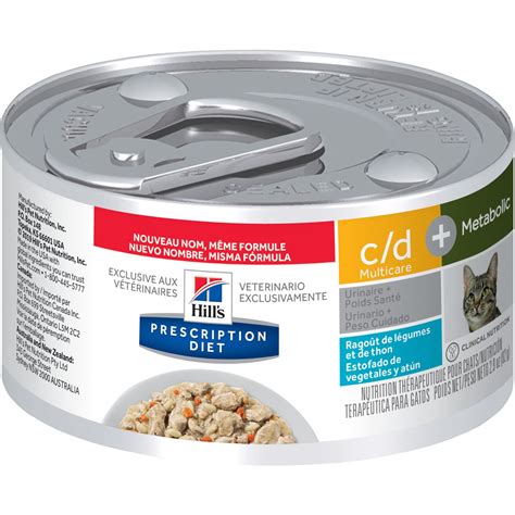 Whether your pet suffers from food or environmental allergies, prescription diet offers a range of products formulated to address their unique sensitivities, reduce. Hill's Prescription Diet c/d Multicare + Metabolic ...