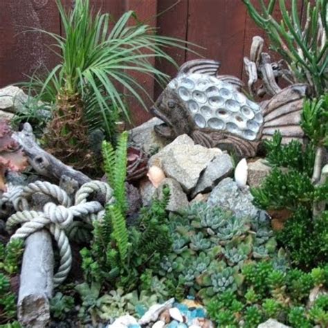 My client's garden is close to the seafront in folkestone. Coastal Nautical Garden Decor & Landscaping Ideas with ...