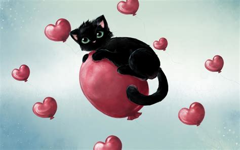 Valentine Cats Wallpaper 58 Images