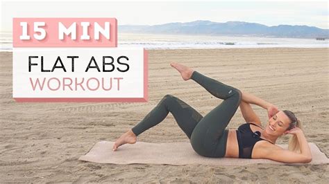 15 Min Flat Abs Workout No Equipment Youtube