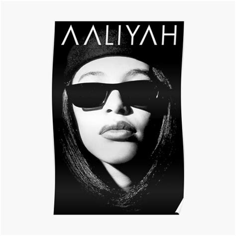 Aaliyah Poster For Sale By Kojiwijufo Redbubble