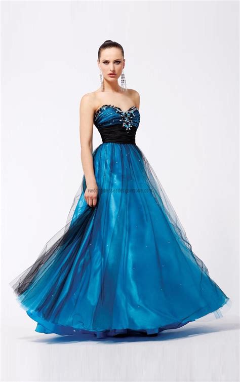 Birdy grey's bridesmaid dresses are the. Cheap Turquoise & Black Ball Gown Sweetheart Strapless ...