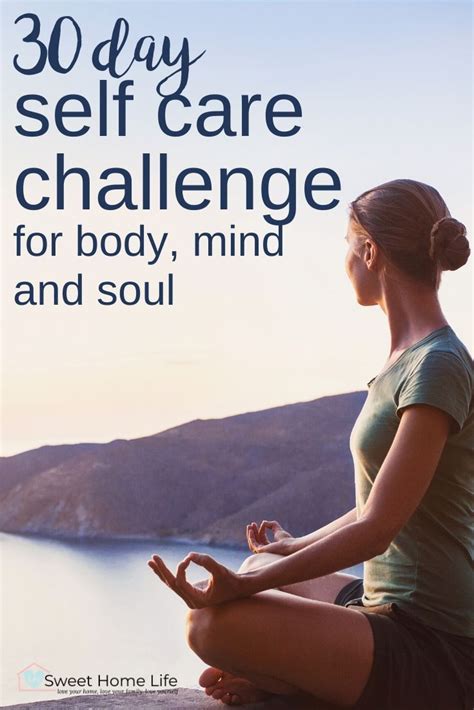 30 Day Self Care Challenge For Body Mind And Spirit Self Care