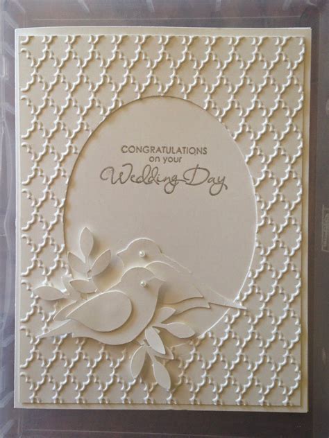 White On White Wedding Easter Cards Wedding Card Diy Wedding Cards