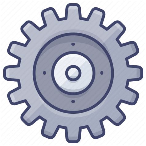Gear Mechanics Process Settings Icon Download On Iconfinder