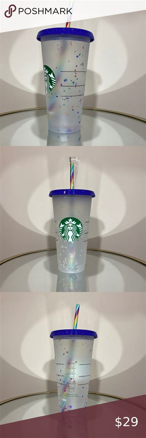 Starbucks Conffeti Reusable Cold Cup Oz Color Changing Confetti