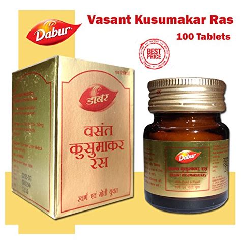Dabur Vasant Kusumakar Ras Tablet 100 Tablets Price In India Specifications Comparison 19th