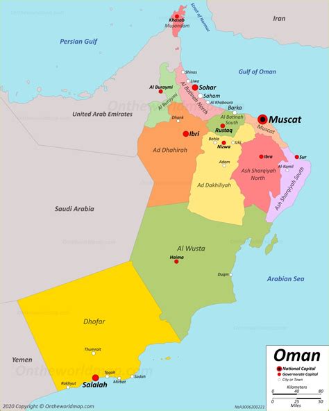 Oman Map Maps Of Oman