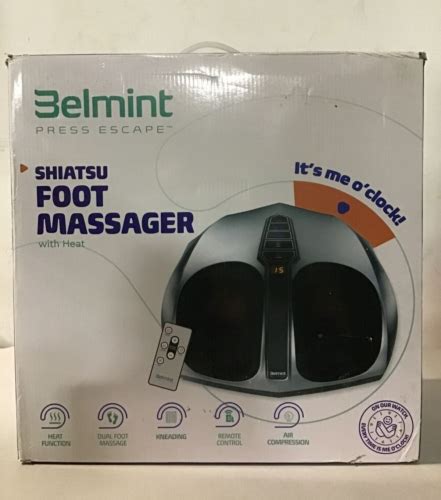 Belmint Foot Massager Machine Shiatsu Foot Massager With Heat Deep Kneading 794168538115 Ebay