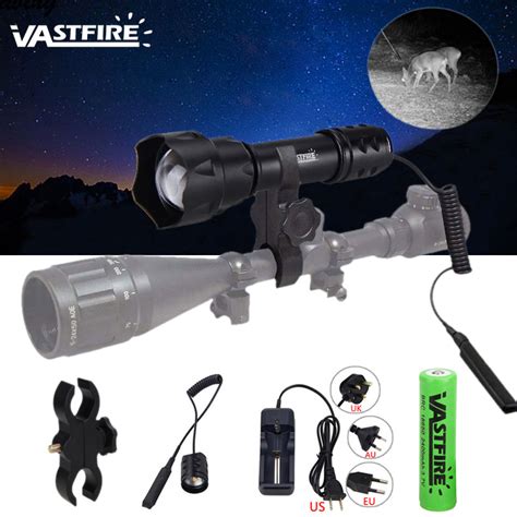 Zoom 850nm Ir Infrared Illuminator Night Vision Predator Flashlight
