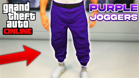 Super Easy How To Get Purple Joggers In Gta 5 Online Joggers Glitch