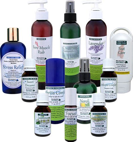 Biosource Naturals Essential Oils For Massage Massage Oil Pure