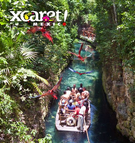 Paradise River Xcaret Park Cancun Mexico Riviera Maya Mexico