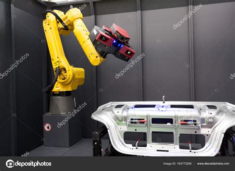 Robotic Arm With 3d Scanner Automated Scanning Stock Photo By ©macor