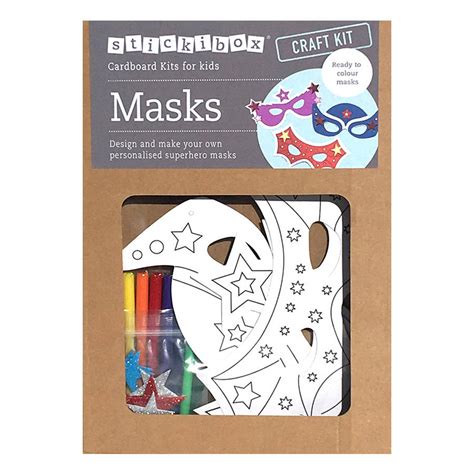 Create Your Own Superhero Mask Craft Kit By Stickibox