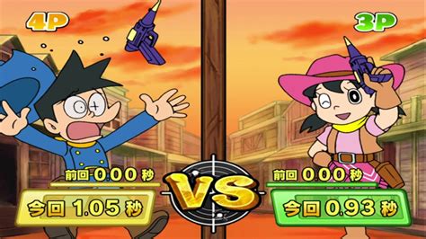 Doraemon Vs Nobita Vs Suneo Vs Shizuka ドラえもん Wii Doraemon Game Youtube