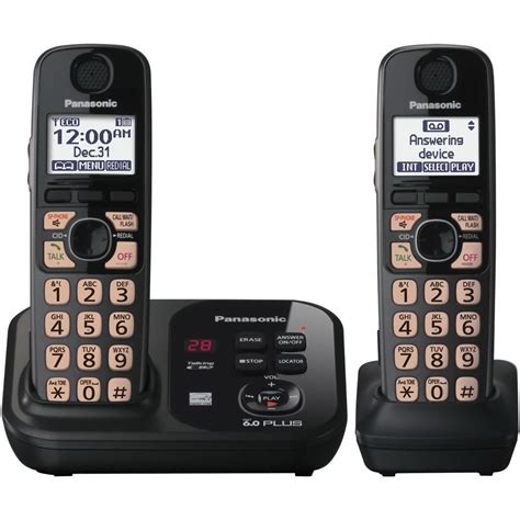 Panasonic Panasonic Kx Tg4732b Dect 60 Cordless Phone With Answering
