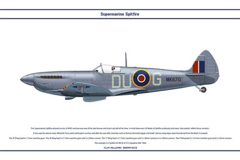 Spitfire Mk IX GB 312 Sqn Supermarine Spitfire Vintage Aircraft