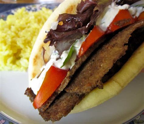 Homemade Greek Gyros With Tzatziki Sauce Kebabs Christinas Cucina
